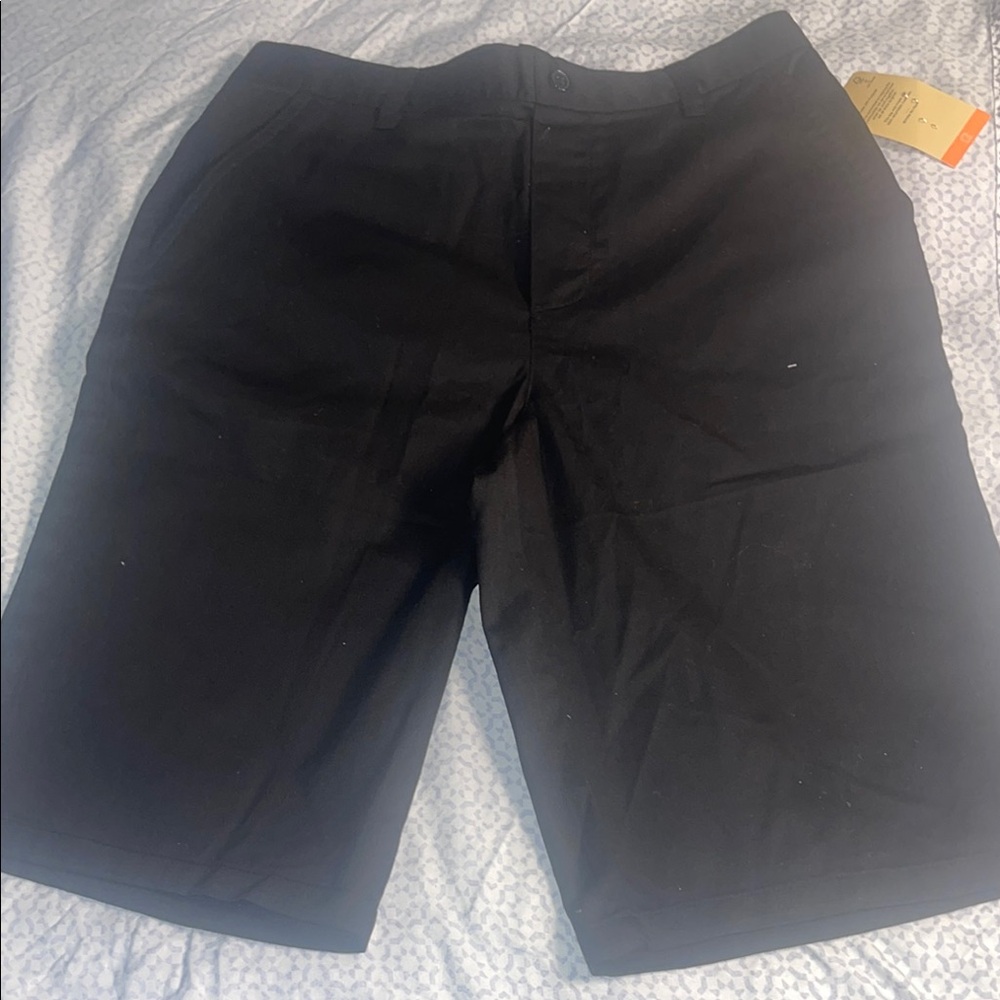 French Toast Boys size 16 Husky Black Shorts